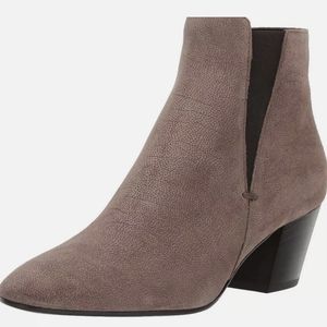 Aquatalia Weatherproof Pebbled Suede Booties